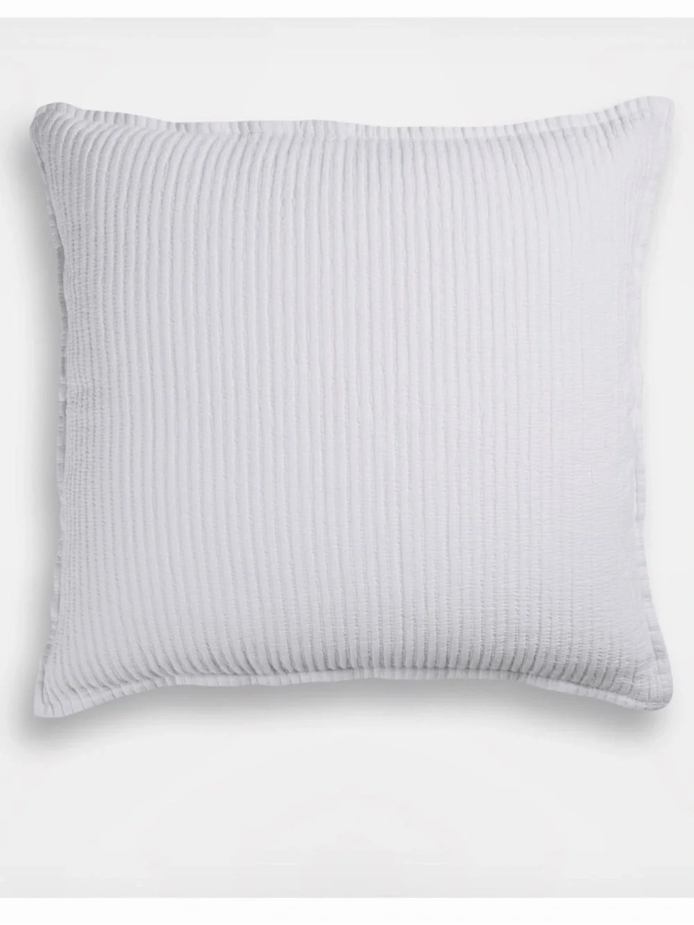 Parachute Matelasse Set of 2 Euro Shams Grey 100% Cotton 26x26 Made in Portugal